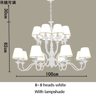 lustre rétro en fer noir style vintage industriel pour éclairage intérieur