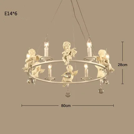 suspension rétro américaines résine bougie blanche décoration maison