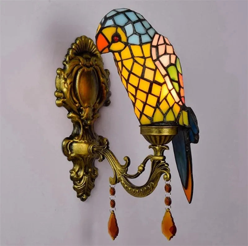 lustre suspendu perroquet lampe créative pour bar et club