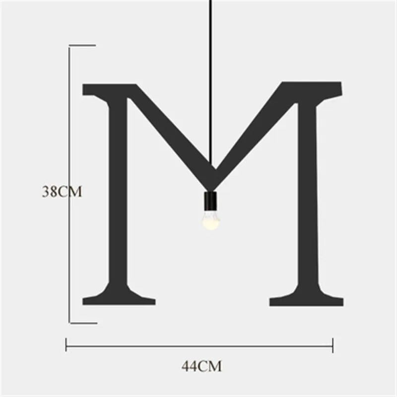 suspension nordique diy love luminaire décoratif pour loft et bar