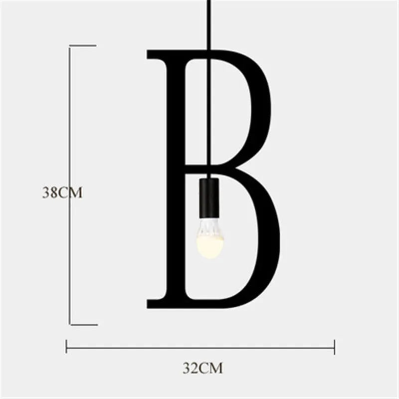 suspension nordique diy love luminaire décoratif pour loft et bar