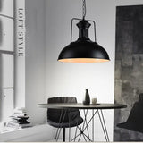 lampe suspension vintage en fer pour café loft rétro
