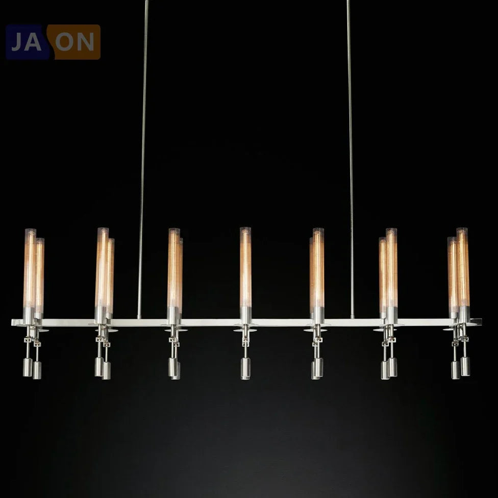 suspension vintage en fer et verre design personnalisé