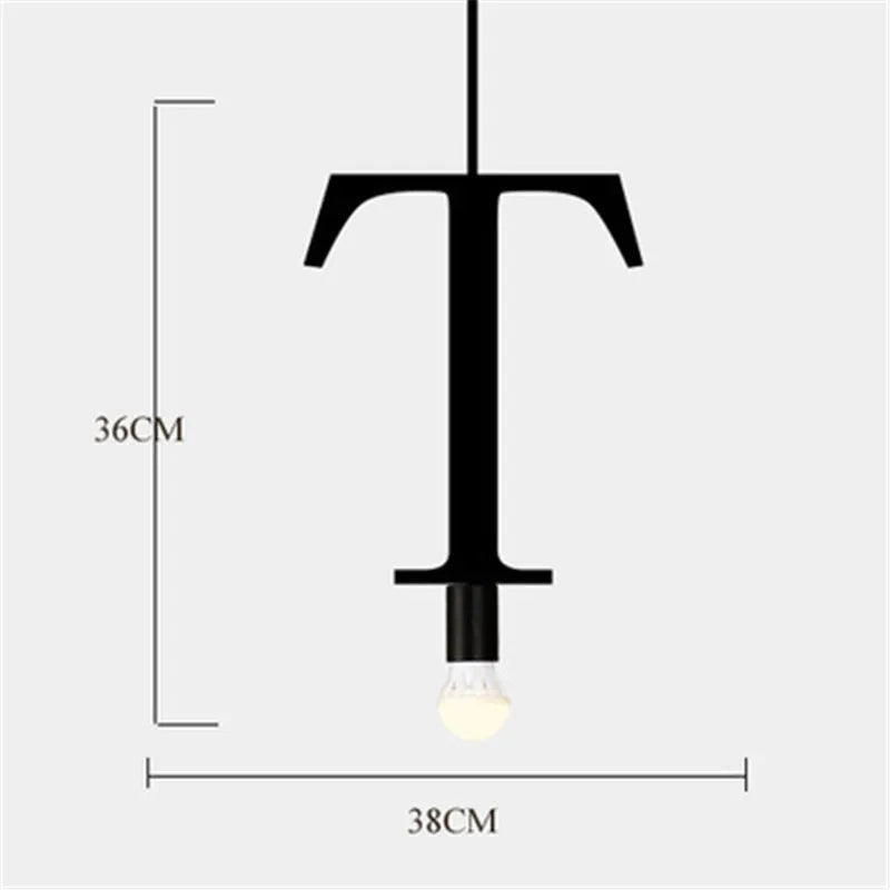 suspension nordique diy love luminaire décoratif pour loft et bar