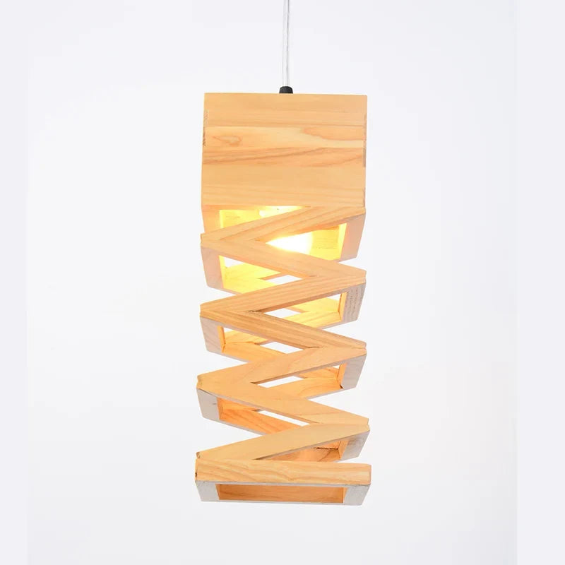suspension en bois pur créatif gzmj pour la maison