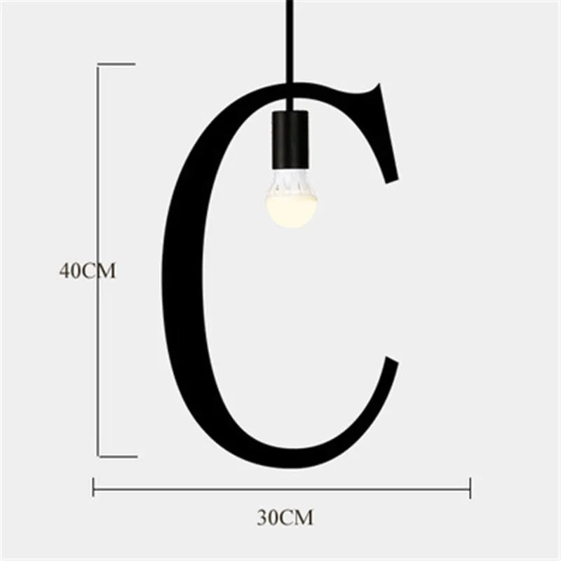 suspension nordique diy love luminaire décoratif pour loft et bar