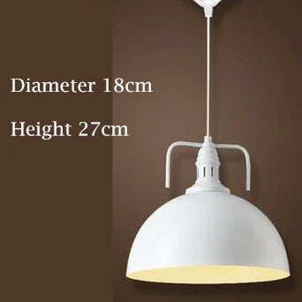 suspension style loft led vintage industriel noir