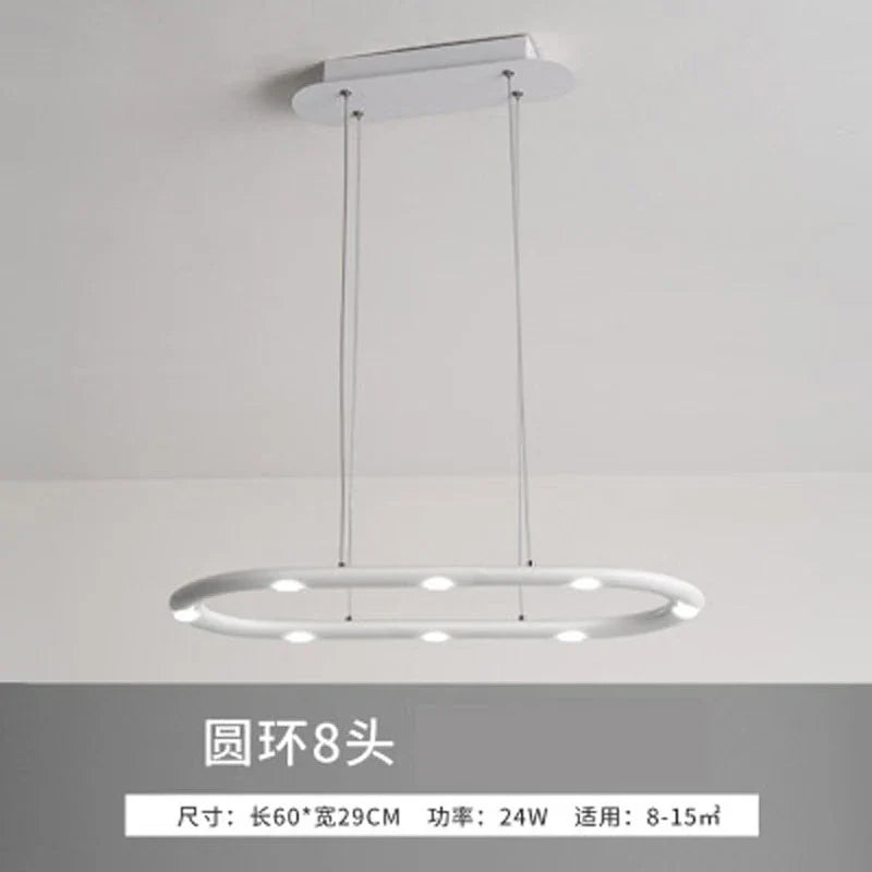 suspension moderne en aluminium pour décoration industrielle
