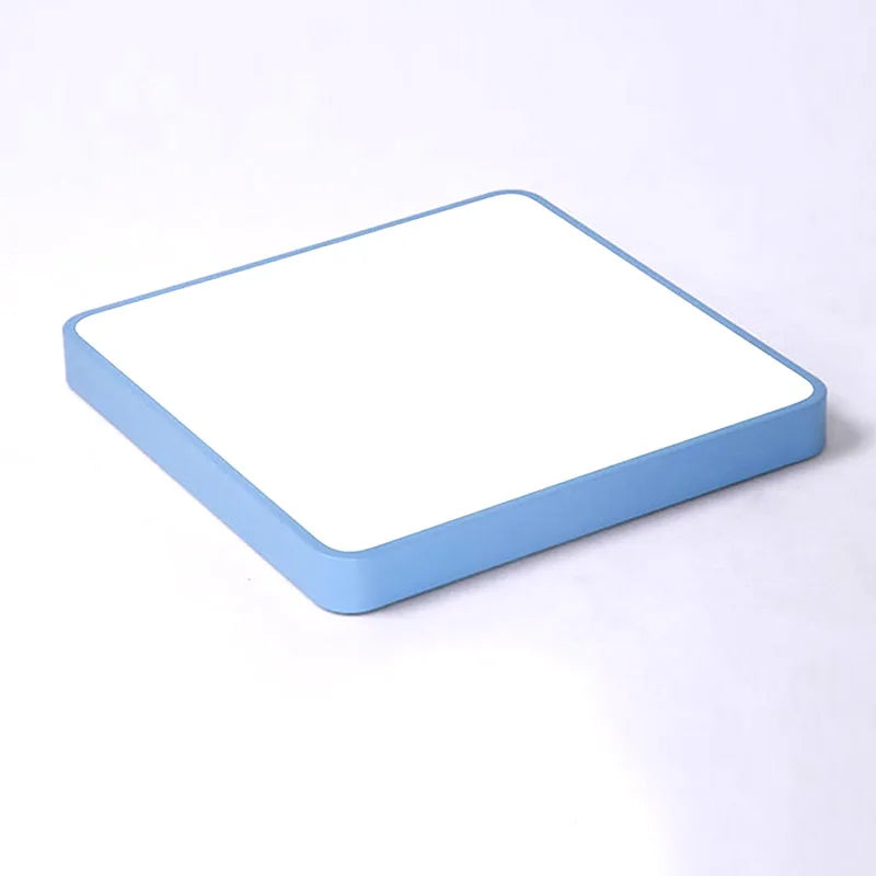 plafonnier led carré surface monté avec télécommande luminaire