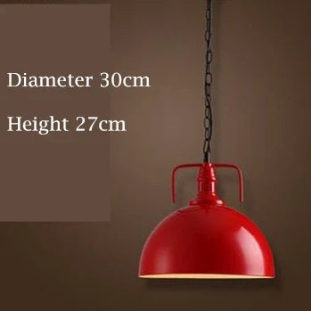suspension style loft led vintage industriel noir