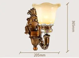 applique murale vintage rétro luminaire de luxe européen