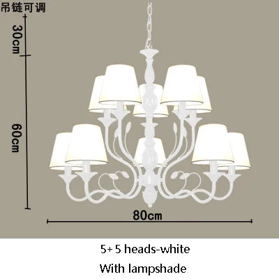 lustre rétro en fer noir style vintage industriel pour éclairage intérieur