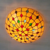 Factory Direct 16-inch The American Retro Ceiling Lamps Tiffany Stained Glass Art Of Living Room, Bedroom Balcony Lighting