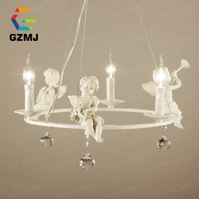 suspension rétro américaines résine bougie blanche décoration maison