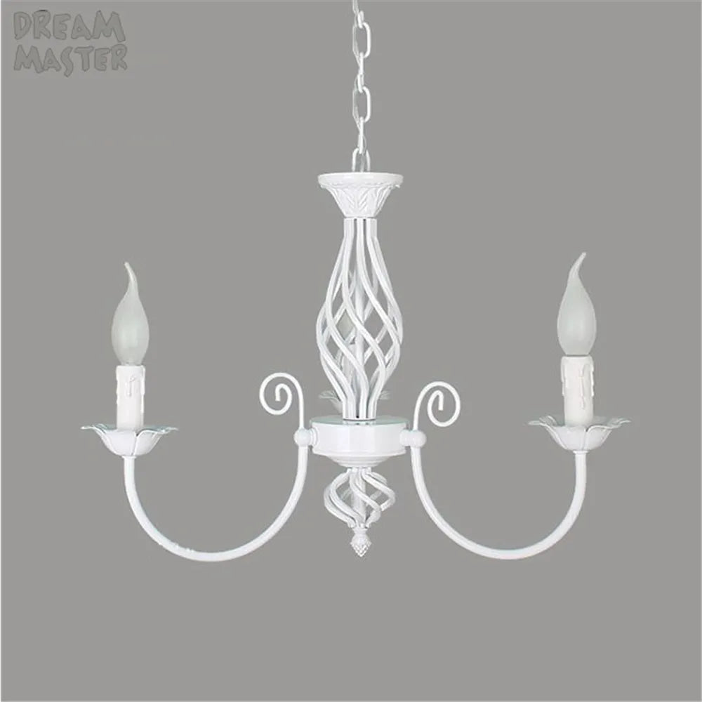 Lustre au Style européen à bougies moderne LED