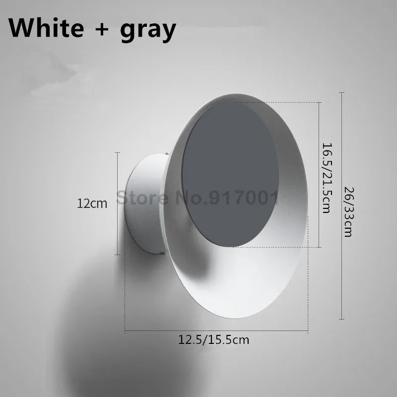 applique murale led moderne rotative pour intérieur
