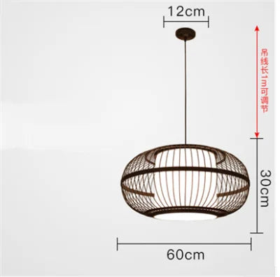 lanterne rustique japonaise osier bambou