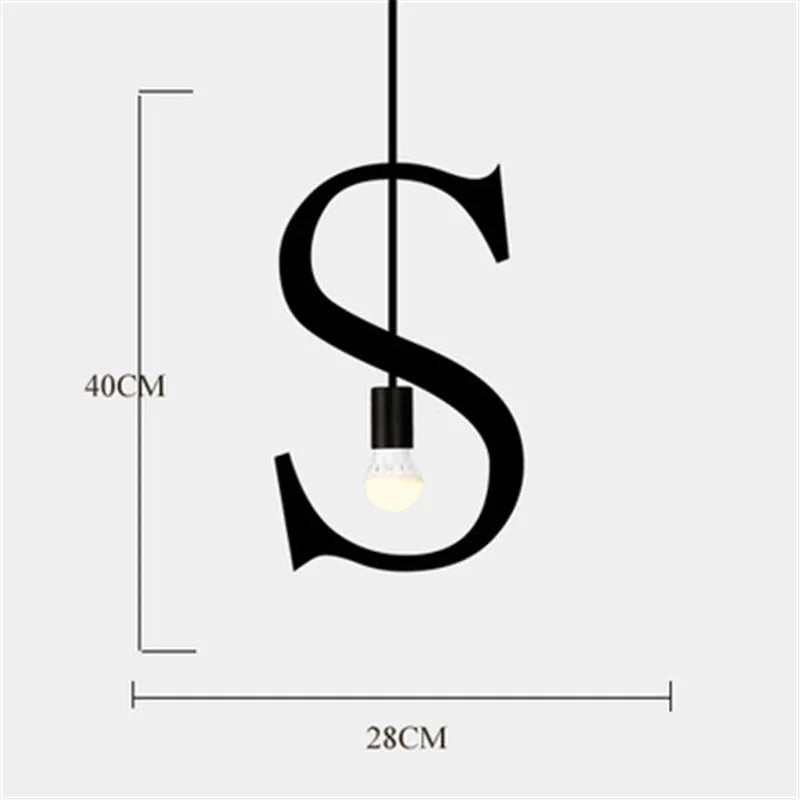 suspension nordique diy love luminaire décoratif pour loft et bar