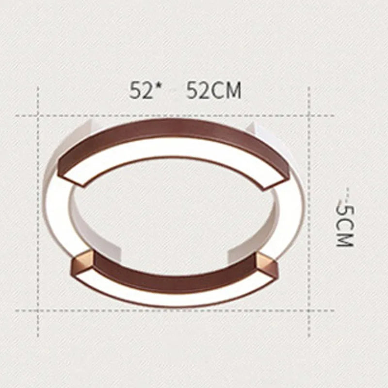 plafonnier led moderne superposition suspension maison