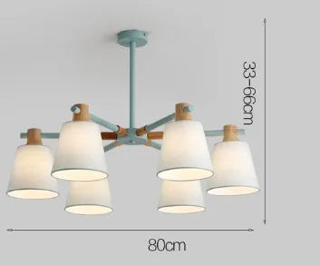 lustre à led design nordique pour éclairage suspendu moderne