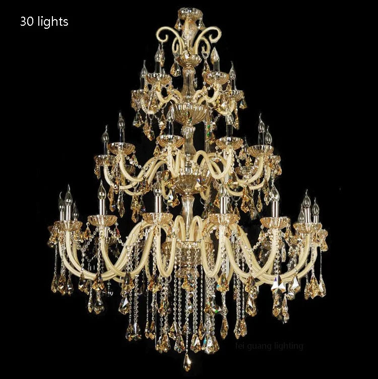 lustre moderne en cristal pour un éclairage élégant et raffiné