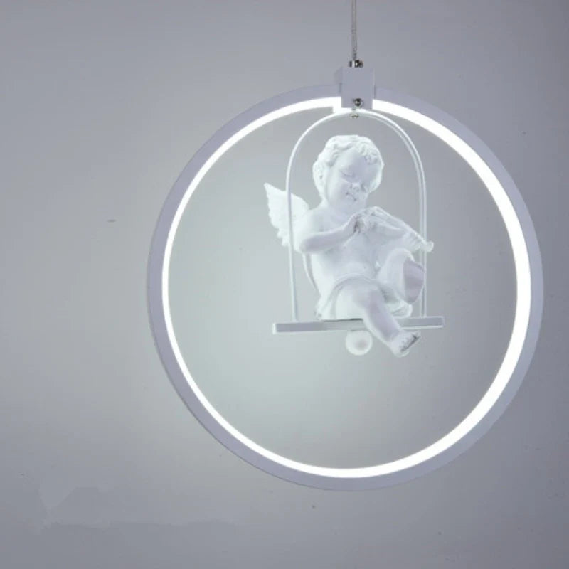 suspension moderne gzmj suspension ronde acrylique led hôtel