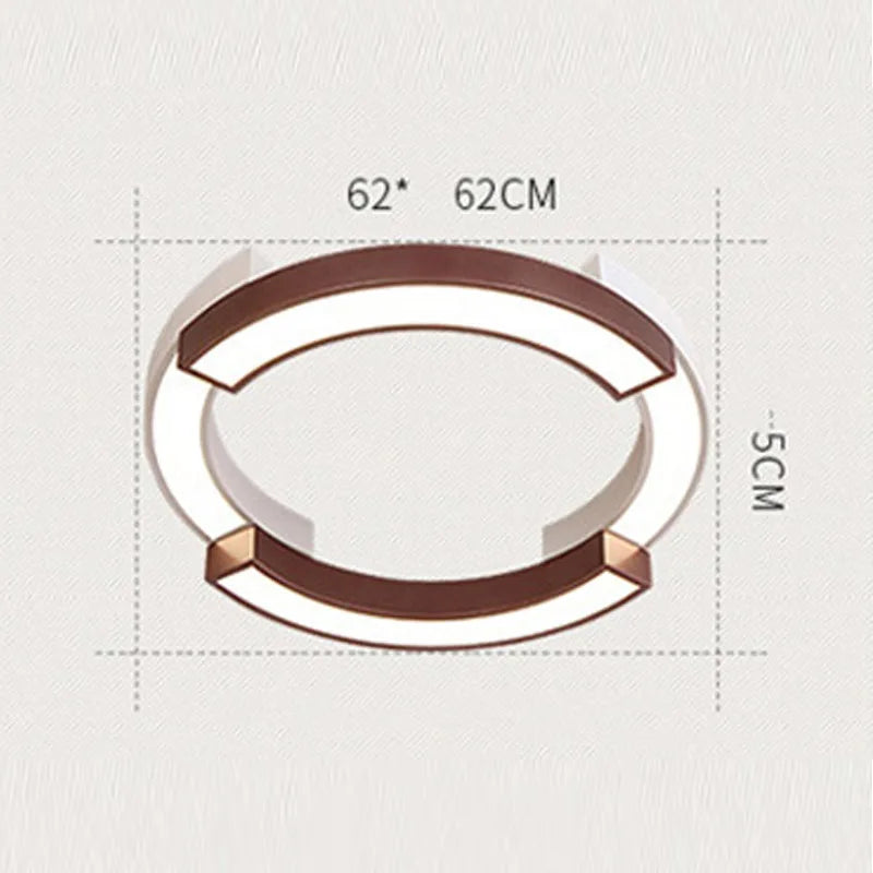 plafonnier led moderne superposition suspension maison