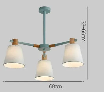 lustre à led design nordique pour éclairage suspendu moderne