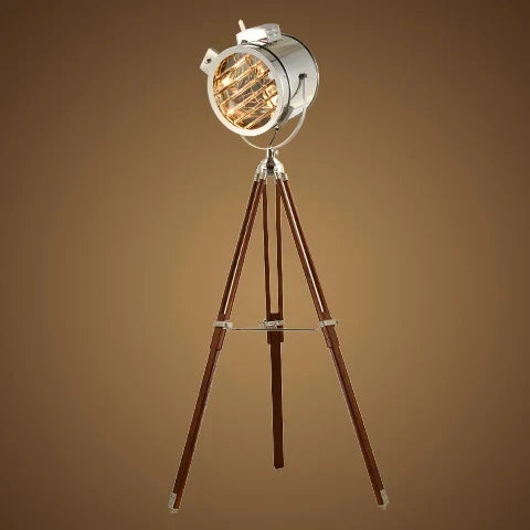 lampe de sol rétro industrielle style navale nordique