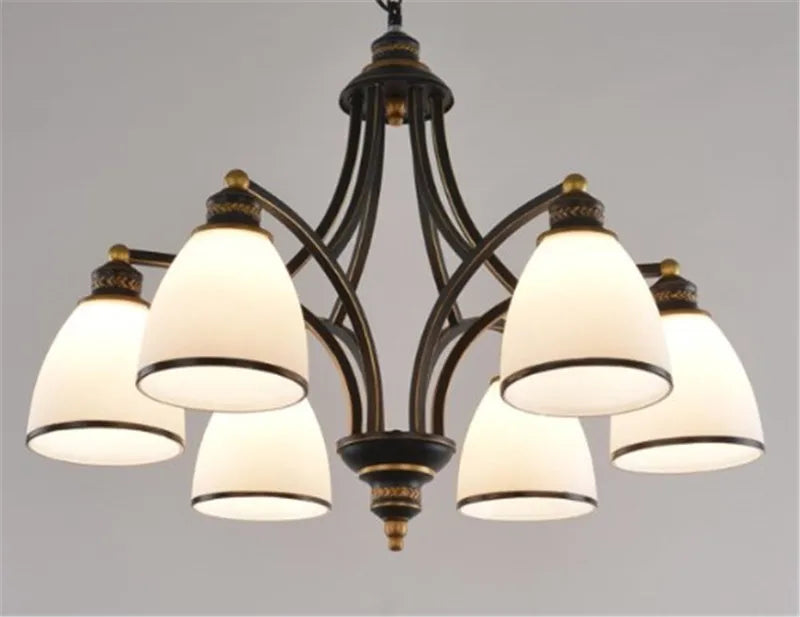 lustre en verre moderne pour un éclairage élégant