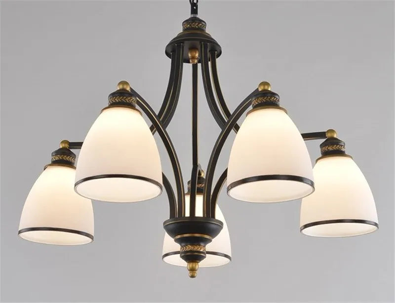 lustre en verre moderne pour un éclairage élégant