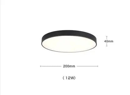 plafonnier moderne nordique en cuivre led acrylique iwhd