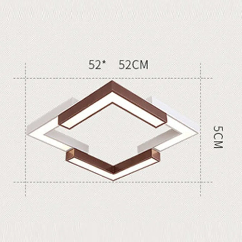plafonnier led moderne superposition suspension maison