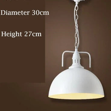 suspension style loft led vintage industriel noir