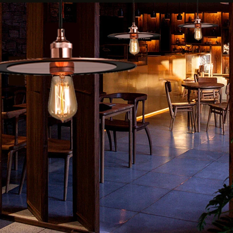 suspension vintage ufo led pour bar et restaurant