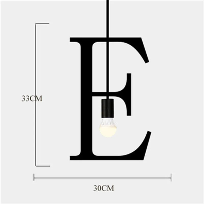 suspension nordique diy love luminaire décoratif pour loft et bar