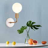 applique murale en marbre et verre design moderne nordique