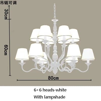 lustre rétro en fer noir style vintage industriel pour éclairage intérieur