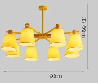 lustre à led design nordique pour éclairage suspendu moderne