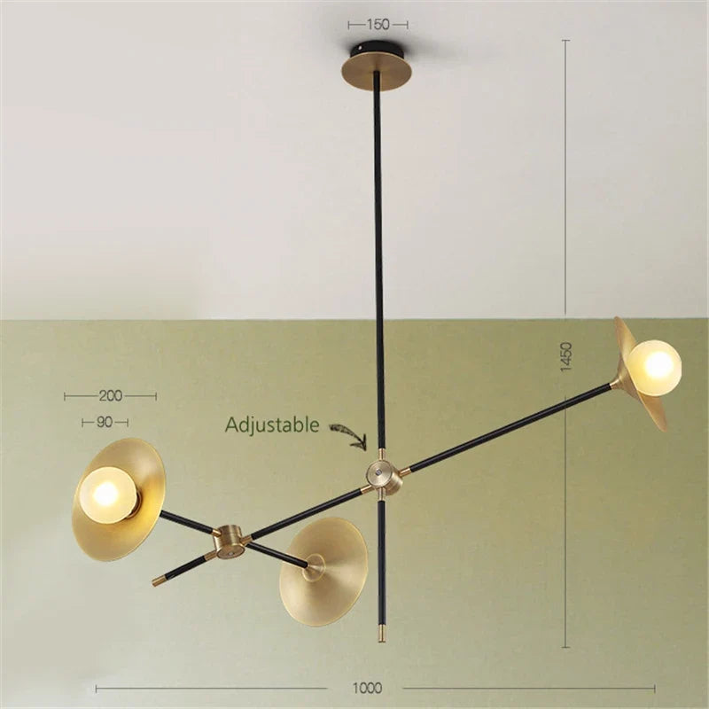 lustre créatif nordique design moderne pour décoration intérieure