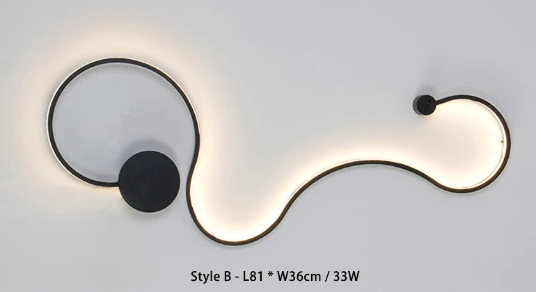 applique murale led moderne pour décoration intérieure élégante