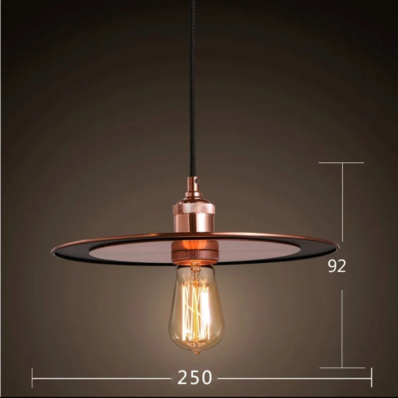 suspension vintage ufo led pour bar et restaurant