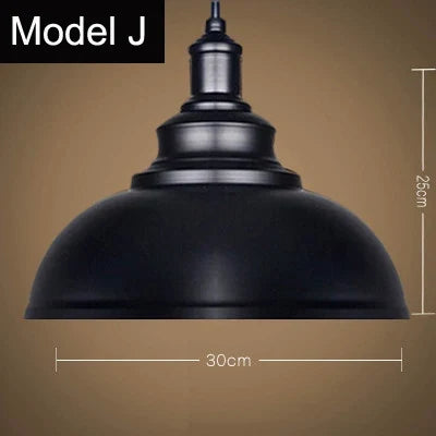 lampe suspendue vintage loft industrielle nordique veilleuse bar