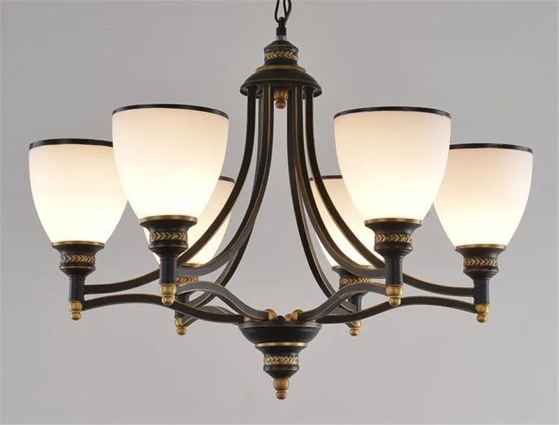lustre en verre moderne pour un éclairage élégant