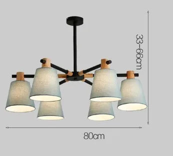 lustre à led design nordique pour éclairage suspendu moderne