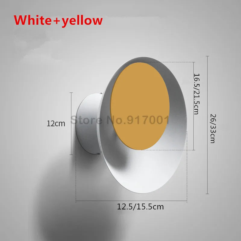 applique murale led moderne rotative pour intérieur