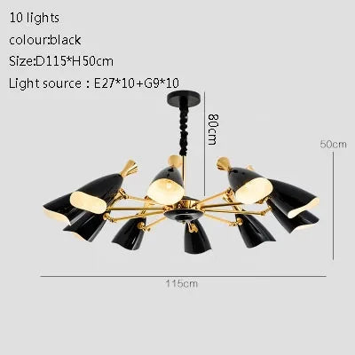 lustre moderne design nordique pour intérieur élégant