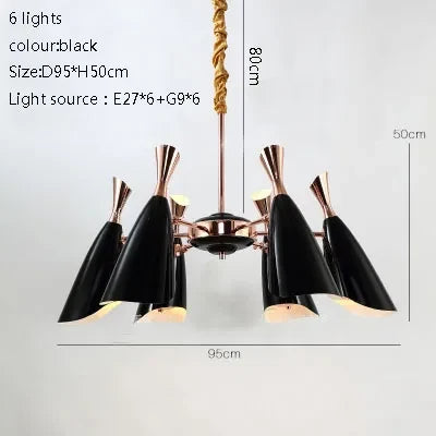 lustre moderne design nordique pour intérieur élégant