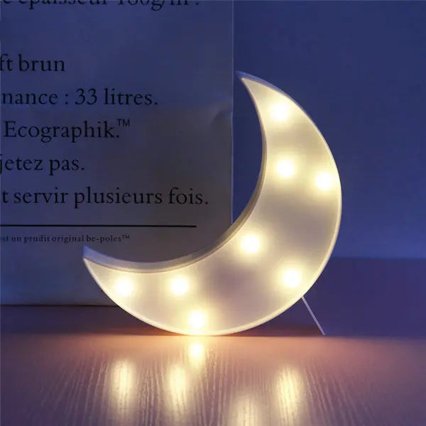 lampe led 3d nuage étoile lune veilleuse cadeau enfants décoration