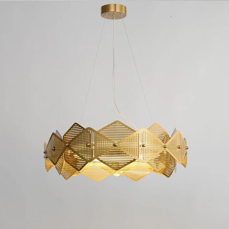 suspension nordique en fer design pour décoration intérieure créative